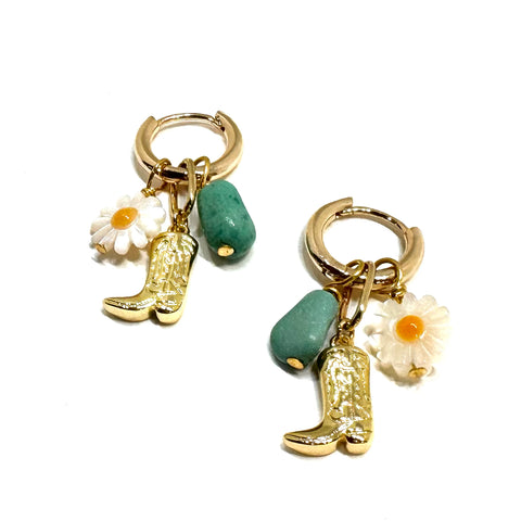 #2707 DAISY COWGIRL CLUSTER HUGGIE