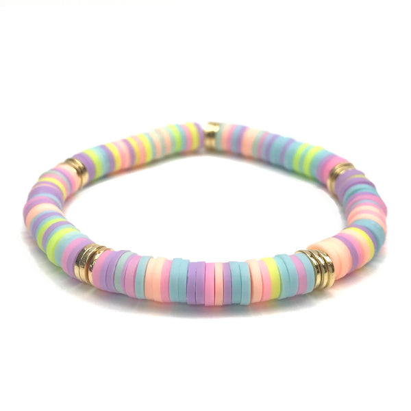 STRIPE HEISHI STRETCH BRACELET