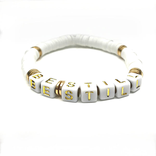 CUBE WORD HEISHI STRETCH BRACELET