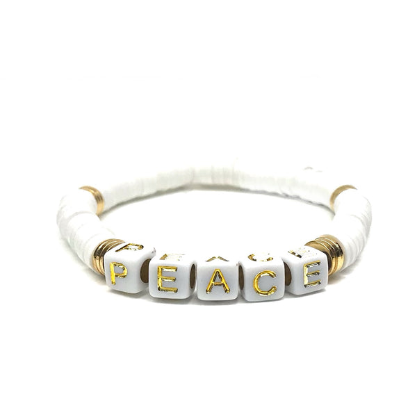 CUBE WORD HEISHI STRETCH BRACELET