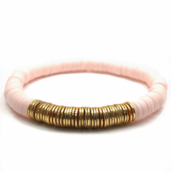 HEISHI GOLD BAR STRETCH BRACELET