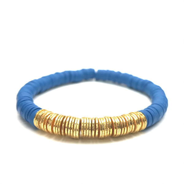 HEISHI GOLD BAR STRETCH BRACELET