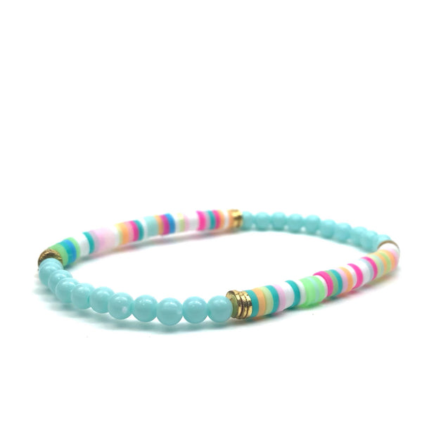 MINI STRIPE COLOR BLOCK HEISHI BRACELET