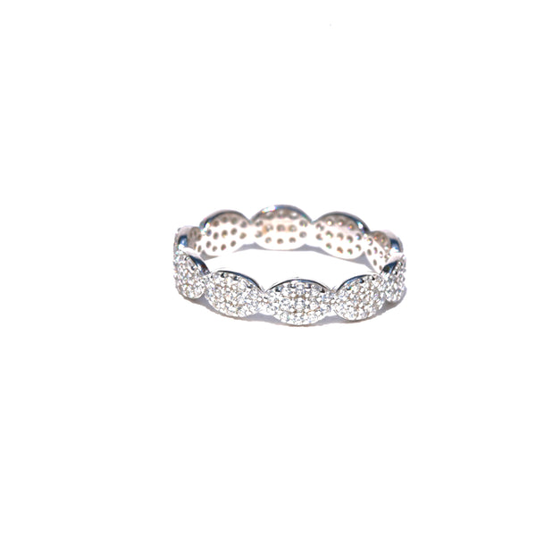 PAVE OVAL BAND