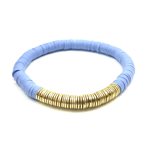 HEISHI GOLD BAR STRETCH BRACELET