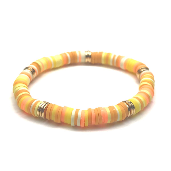 STRIPE HEISHI STRETCH BRACELET