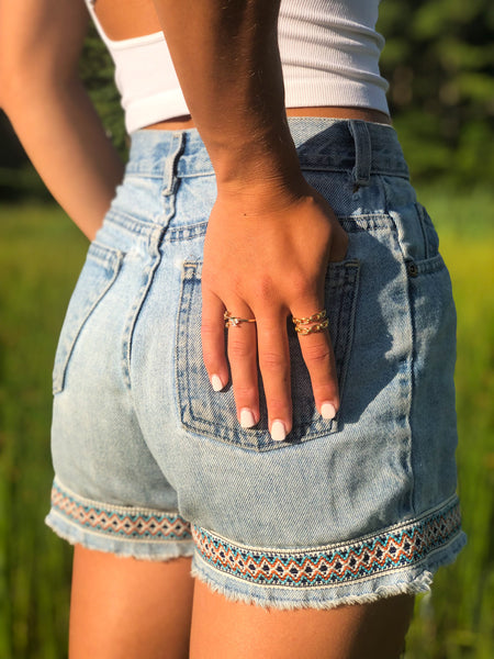 WRAPPED CHAIN LINK RING